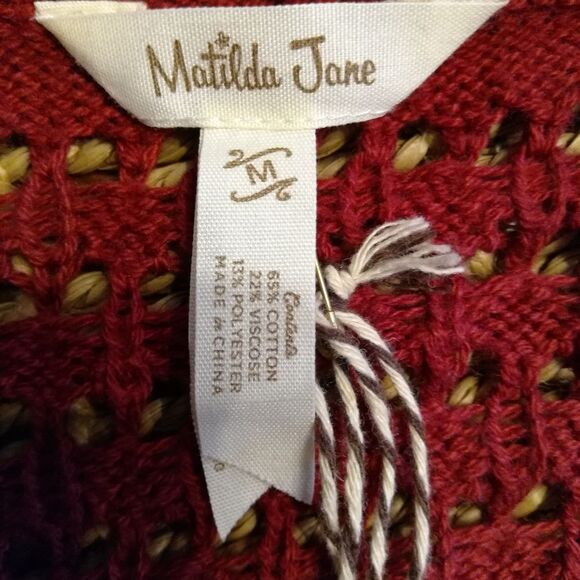 NWT Matilda Jane A Stitch In Time Sweater Cardigan - Picture 14 of 15